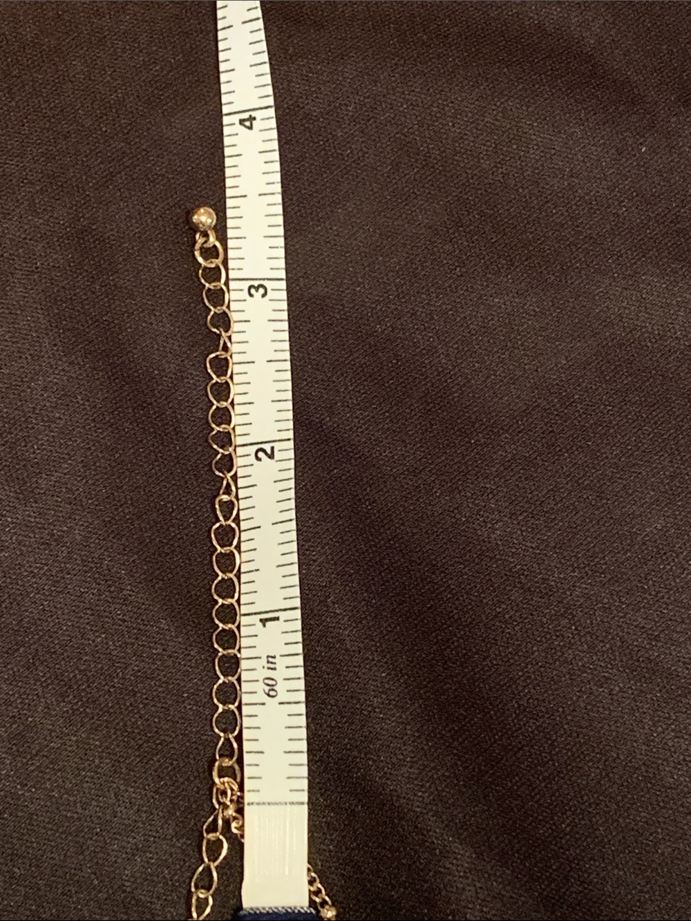 Free People Multi Layer Stone Pendant Gold Necklace - Picture 7 of 7
